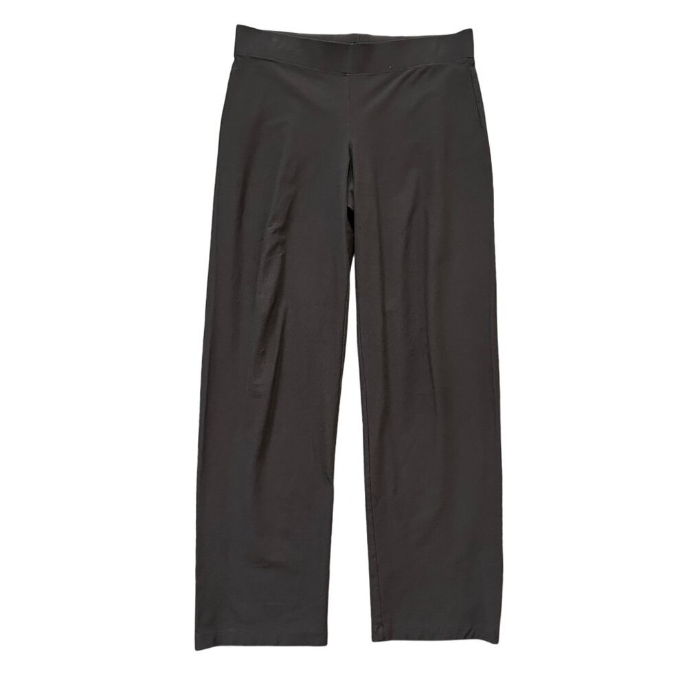 Eileen Fisher Washable Stretch Crepe Straight Pant Womens Size M Capsule Boho